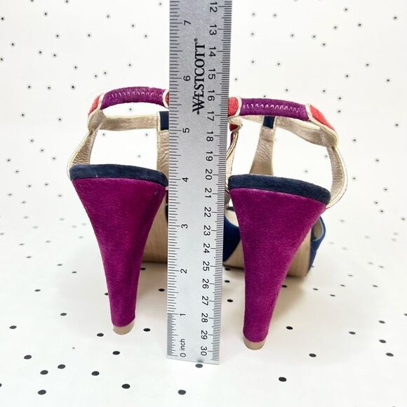 👠 SEX AND THE CITY 👠 collection high heels Germany GÖRTZ leather suede 8,5 39 - Picture 6 of 12